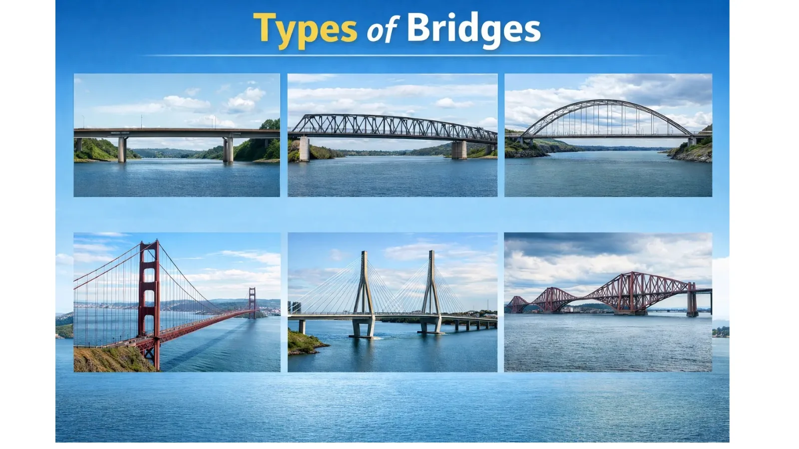 You are currently viewing Types of Steel Bridges: Complete Guide to Modern Bridge Construction